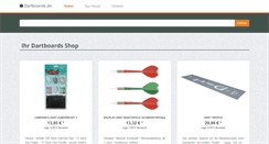 Desktop Screenshot of dartboards.de