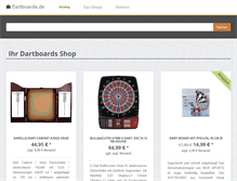 Tablet Screenshot of dartboards.de